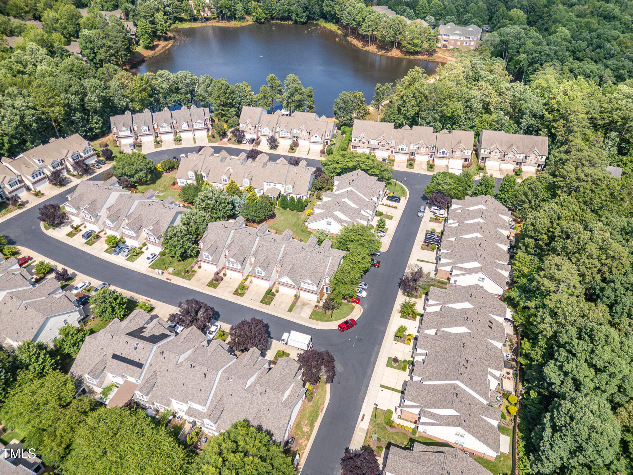 8004 Thrush Ridge Lane Raleigh, NC 27615 - Photo 31 of 34 an aerial view of a house