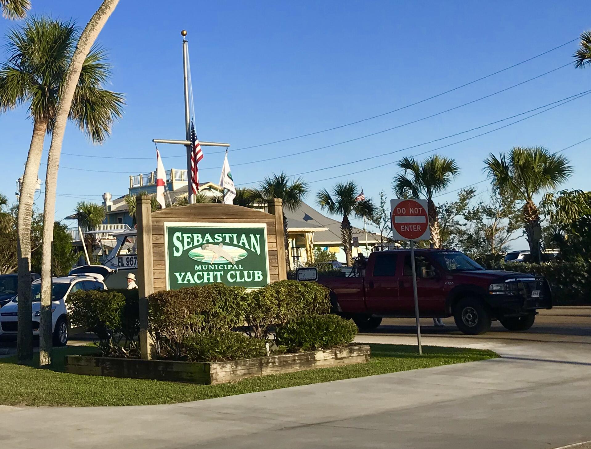 34 Sunset Drive Sebastian, FL 32958 - Photo 39 of 63 a sign on the side of a road