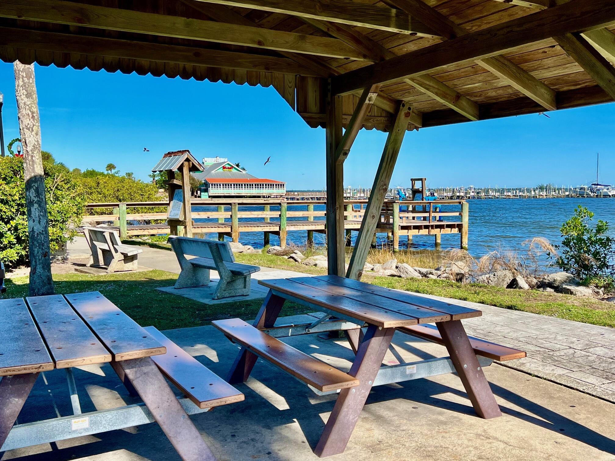 34 Sunset Drive Sebastian, FL 32958 - Photo 60 of 63 a view of a swimming pool with a patio