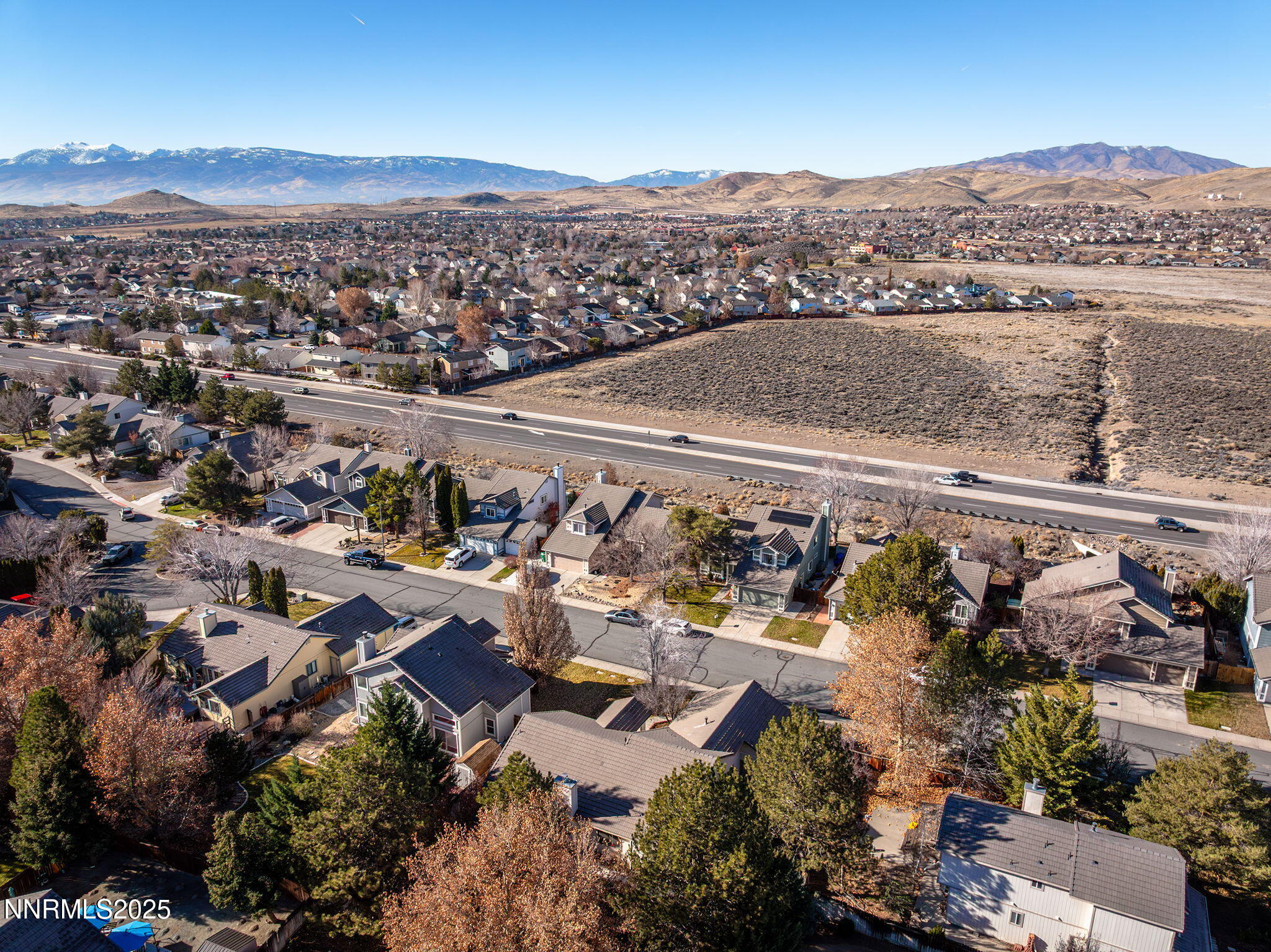 5466 Santa Rosa Avenue Sparks, NV 89436 - Photo 27 of 36 an aerial view of a city with lots of residential buildings