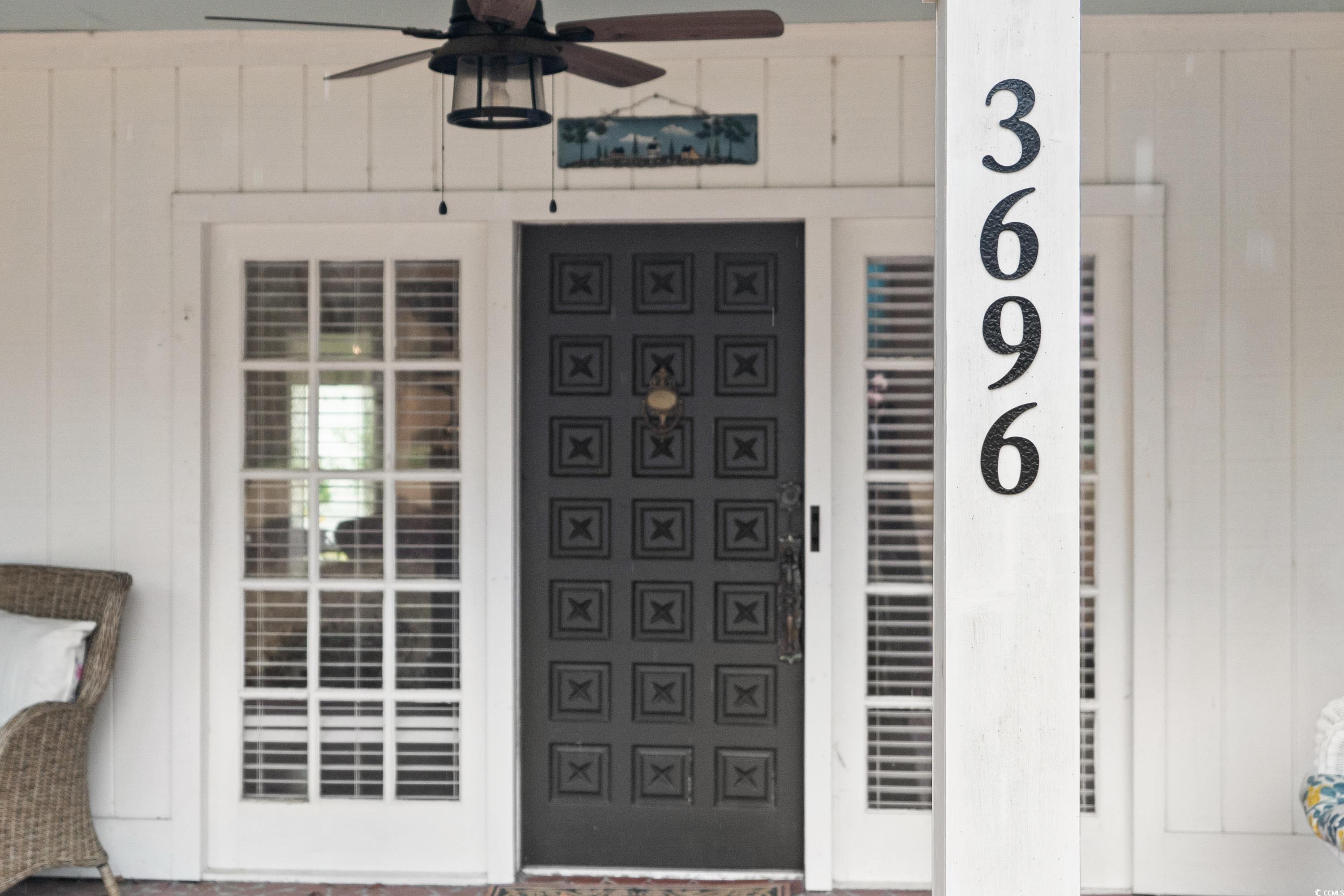 3696 Sandy Bay Road Kingstree, SC 29556 - Photo 5 of 40 Entrance to property featuring ceiling fan