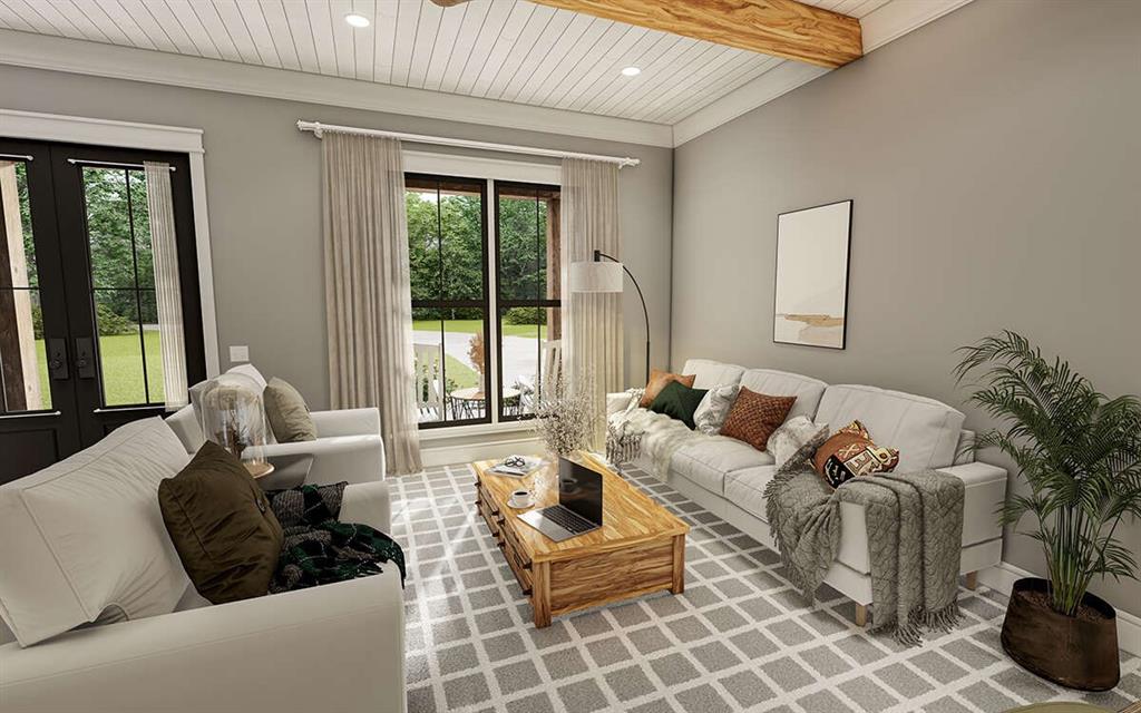 3791 Tbd Chico County Road Paradise, TX 76073 - Photo 3 of 21 a living room with furniture and a large window