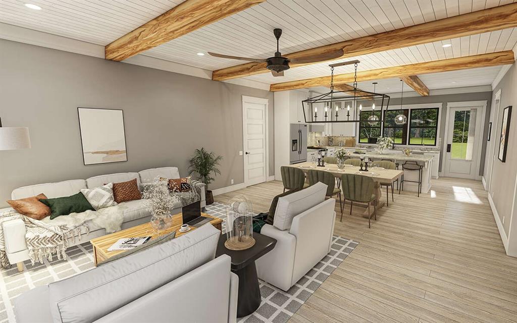 3791 Tbd Chico County Road Paradise, TX 76073 - Photo 4 of 21 a living room with furniture and wooden floor