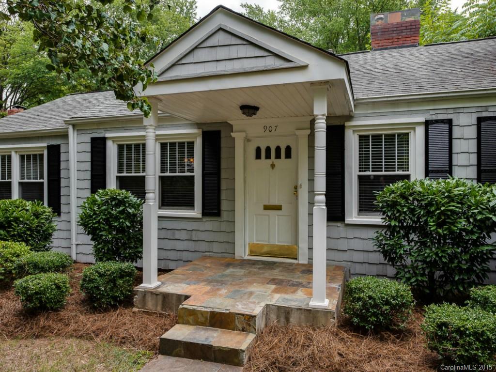 907 Sedgefield Road Charlotte, NC 28209 - Photo 3 of 21 a front view of a house with a yard