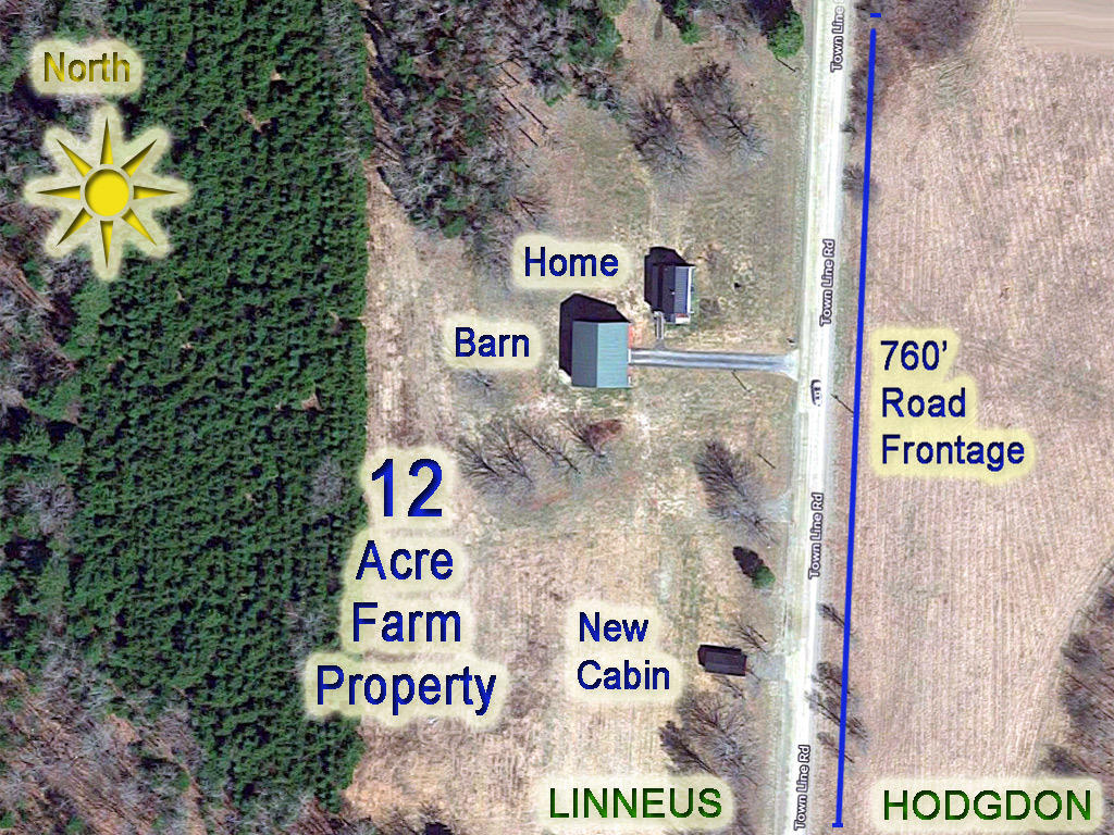 29 Town Line Road Linneus, ME 04730 - Photo 2 of 35 land-map-wilson
