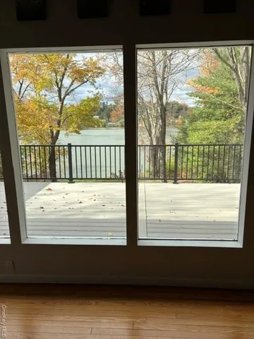 a view of sky from window