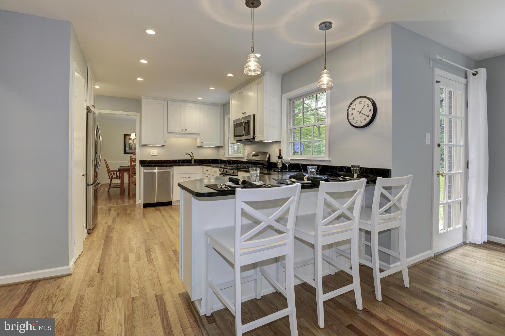 11809 Gregerscroft Road Potomac, MD 20854 - Photo 11 of 30 Kitchen Breakfast Bar