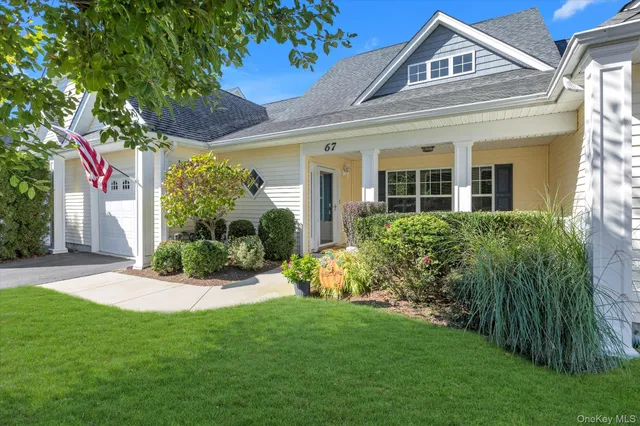 a view of a house with a garden