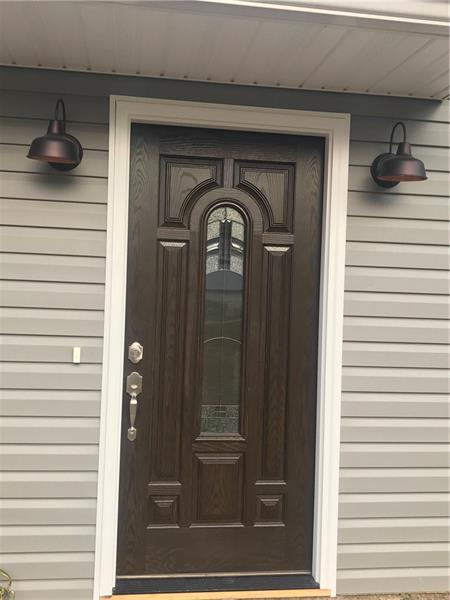 118 Sunflower Road Butler, PA 16001 - Photo 3 of 25 Beautiful front door with gooseneck lights are so welcoming!