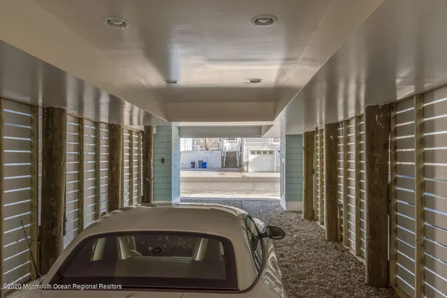 a view of balcony with furniture