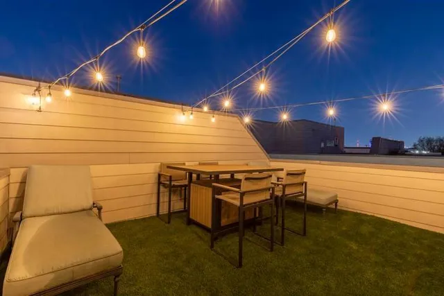 a view of a projector room