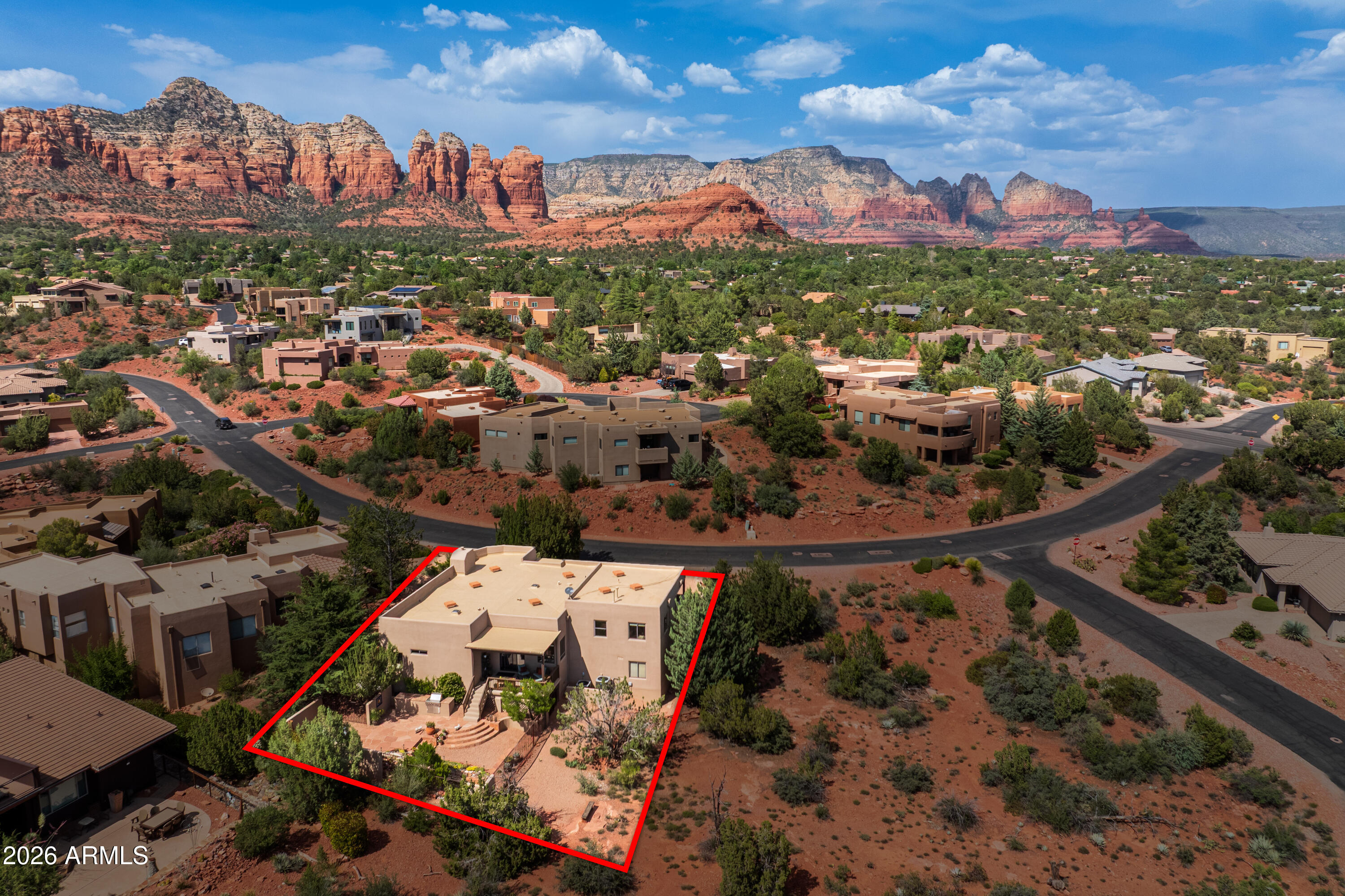2335 Mule Deer Road Sedona, AZ 86336 - Photo 49 of 50 arial view