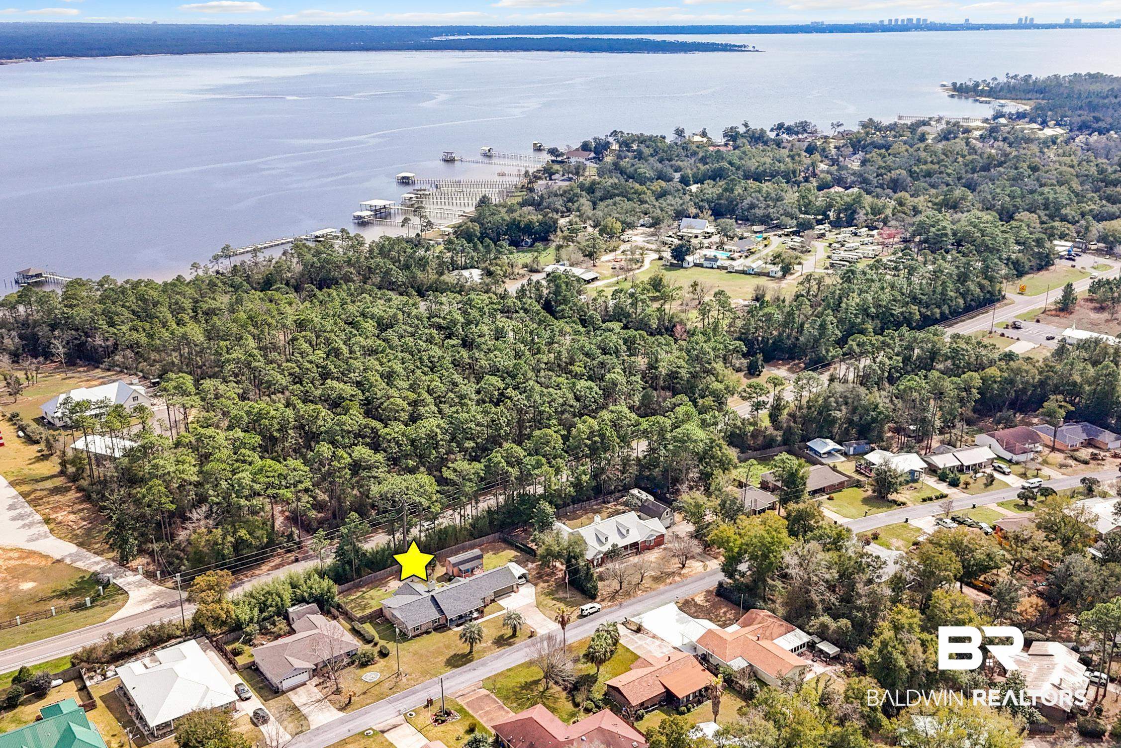 2553 Santa Rosa Drive Lillian, AL 36549 - Photo 48 of 51 Aerial view with a water view and a residential view