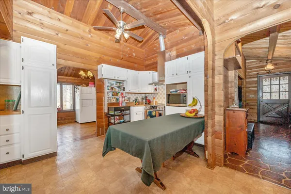 a view of a living room