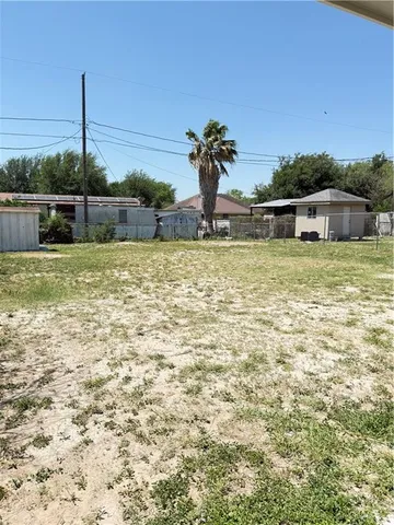 a house view with a garden