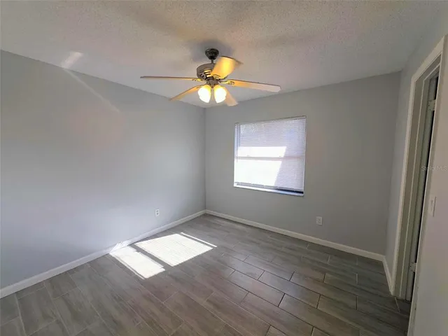 a view of small space with racks on the wall