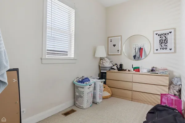 a room with toys and a window