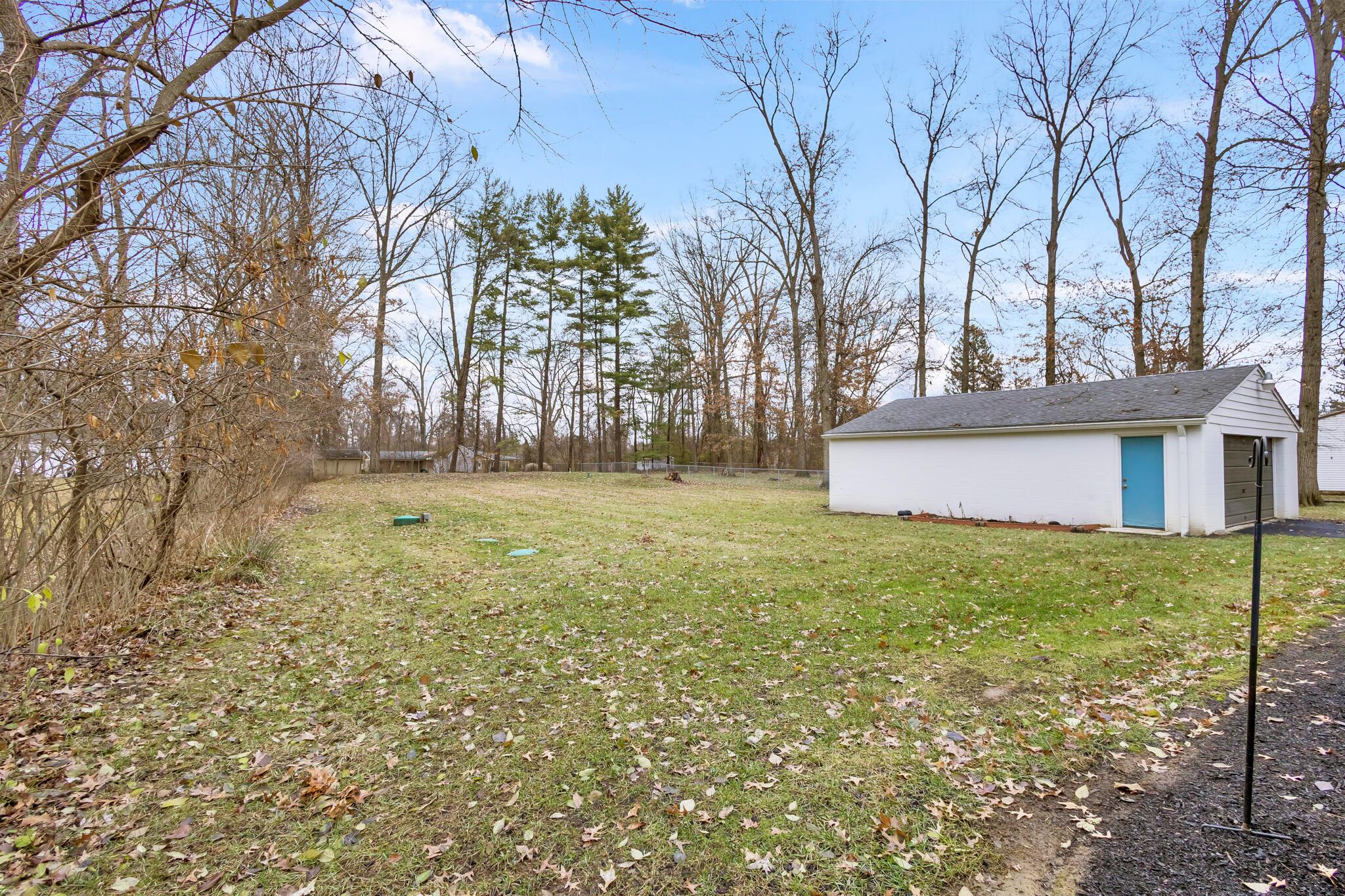 470 West Johnstown Road Gahanna, OH 43230 - Photo 28 of 34 Backyard and garage