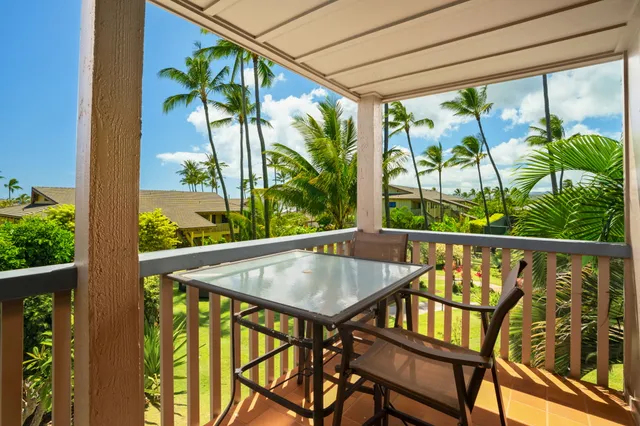 a view of balcony with furniture and outdoor space
