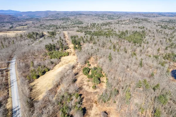 a view of city and mountain