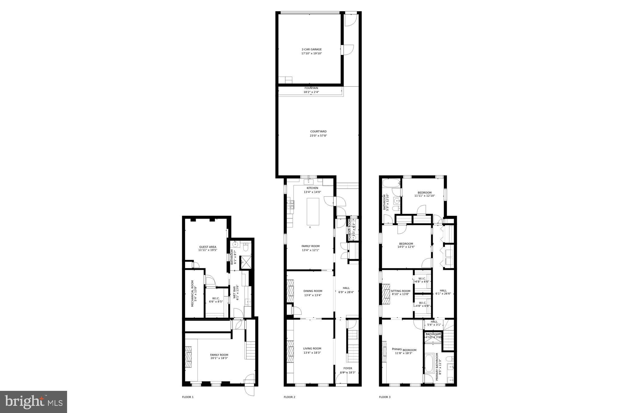 3013 P Street Northwest Washington, DC 20007 - Photo 34 of 34 Floor Plan
