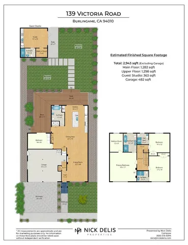 $4,298,000 | 139 Victoria Road, Burlingame, CA 94010