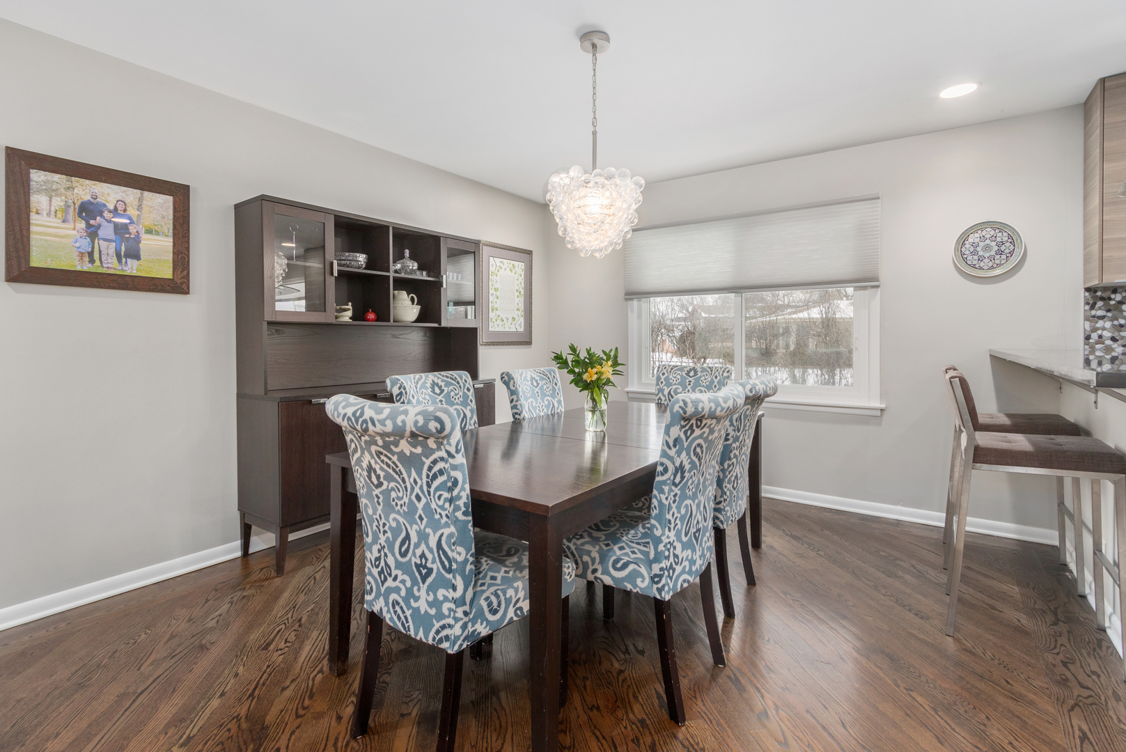 29 Ellendale Road Deerfield, IL 60015 - Photo 5 of 35 a view of a dining room with furniture window and wooden floor