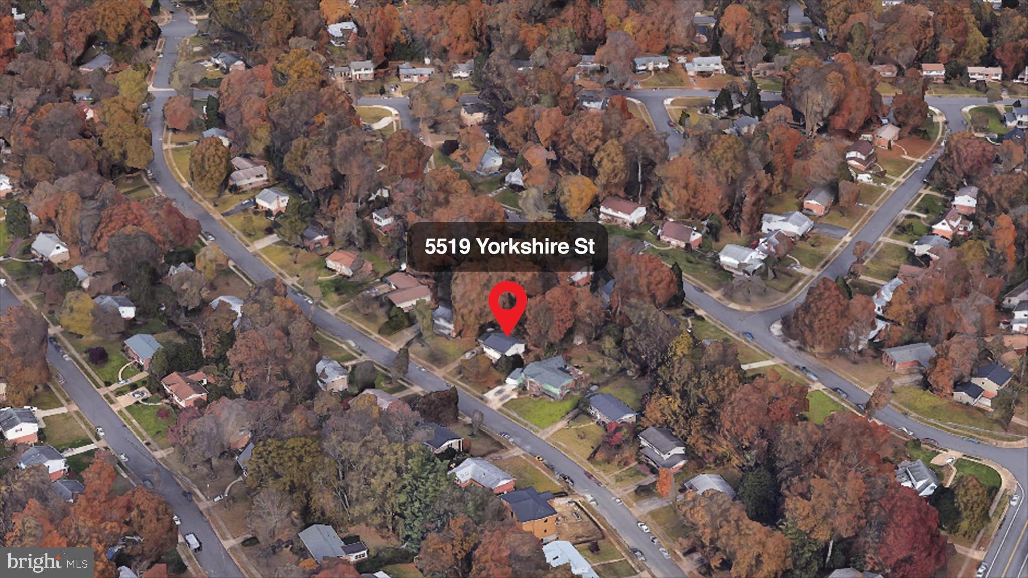 5519 Yorkshire Street Springfield, VA 22151 - Photo 44 of 52 a street sign that is on a tree