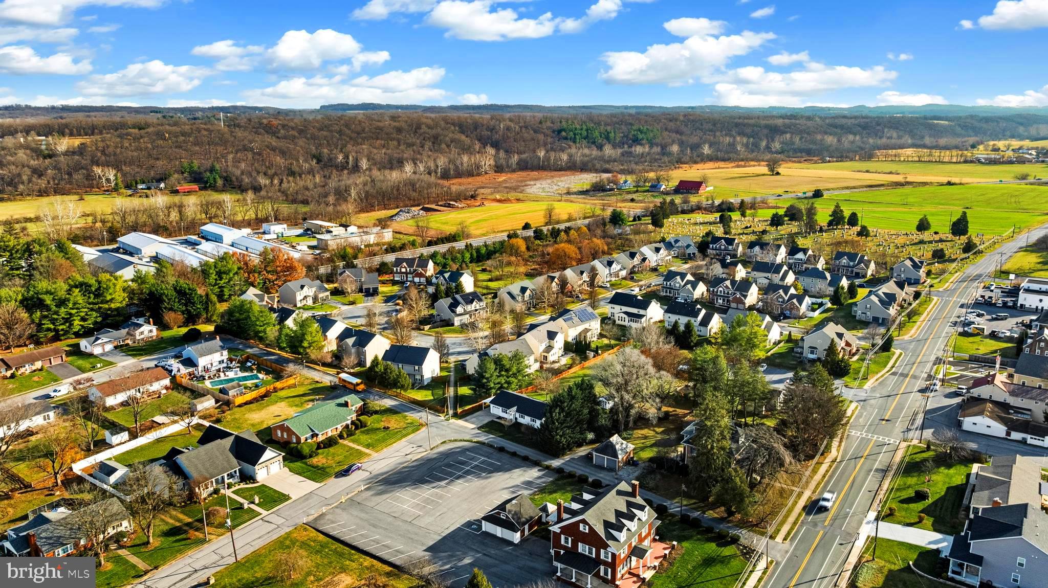 1 Barrick Road Woodsboro, MD 21798 - Photo 38 of 38 Drone view of home and neighborhood