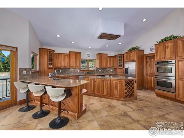 a view of lake and mountain