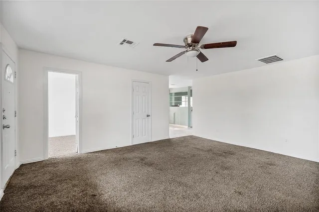 a view of empty room