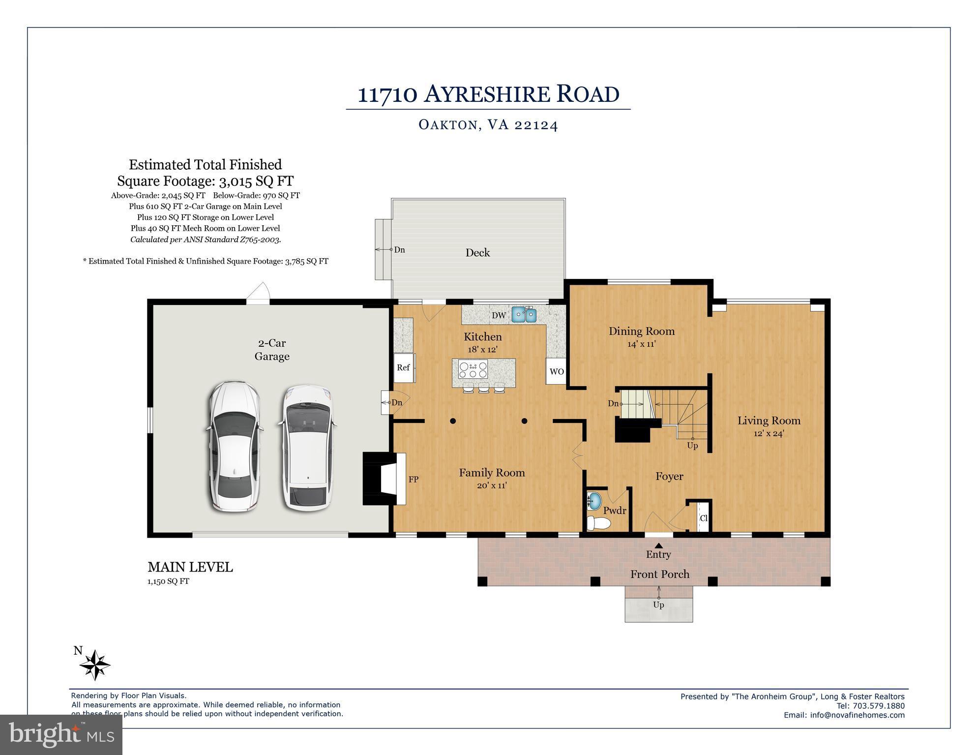 11710 Ayreshire Road Oakton, VA 22124 - Photo 29 of 30 Floor plans - main level