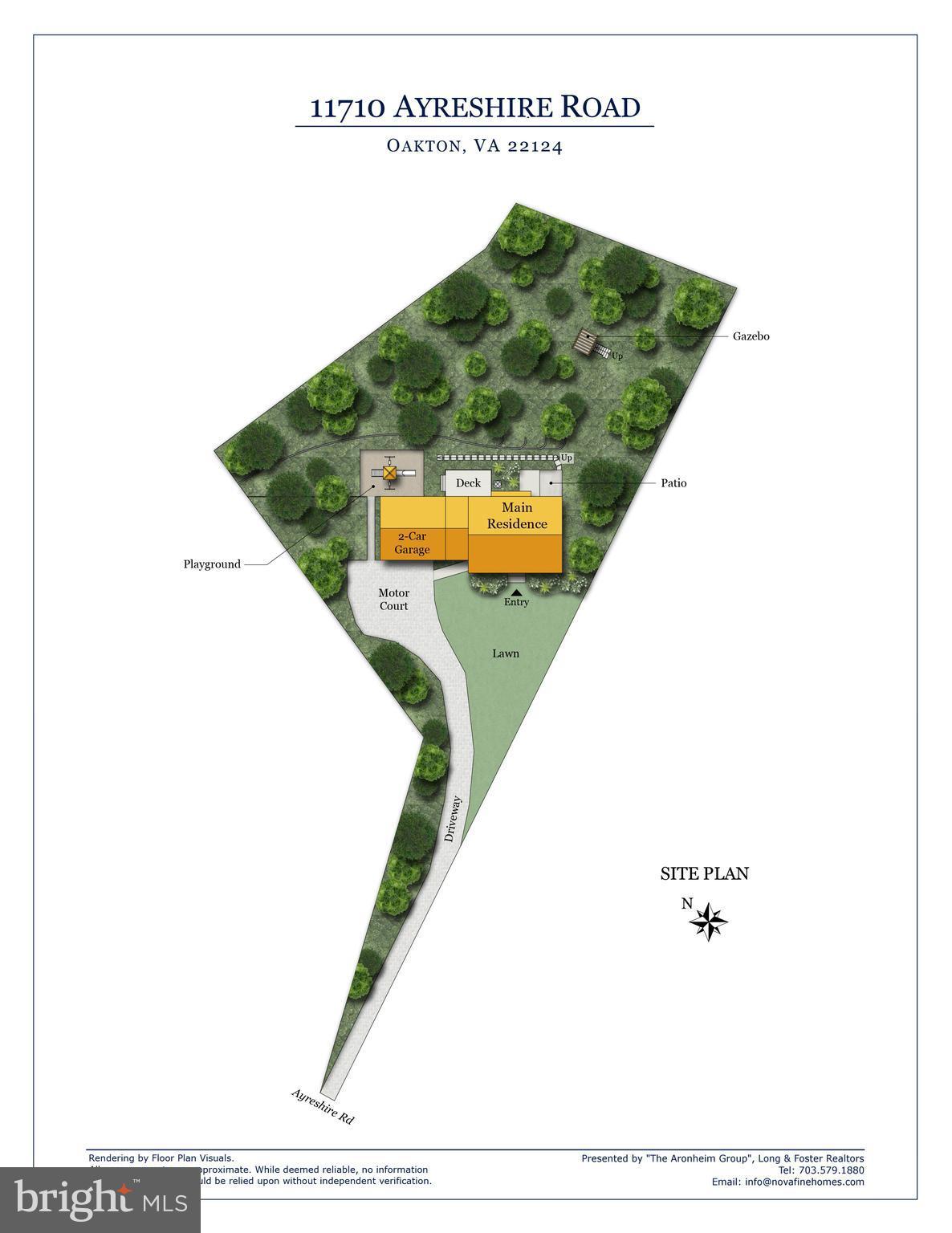 11710 Ayreshire Road Oakton, VA 22124 - Photo 28 of 30 Site plan