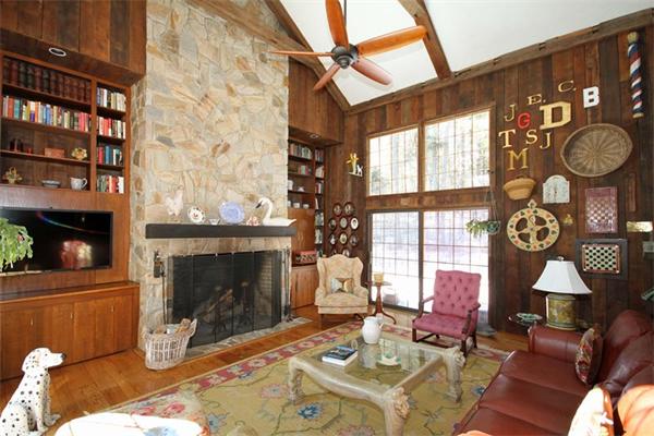 47 Walnut Road Weston, MA 02493 - Photo 12 of 25 a living room with furniture and a fireplace
