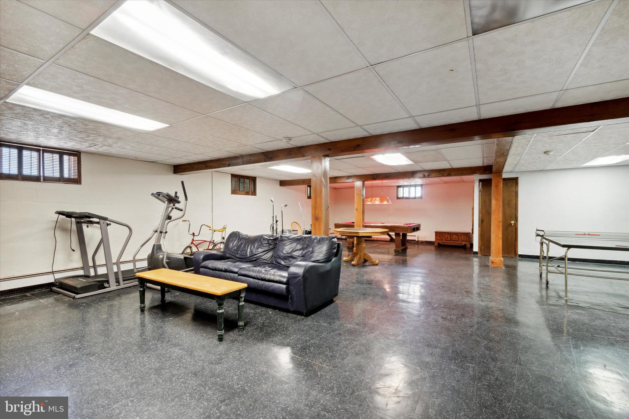 1457 Holcomb Road Huntingdon Valley, PA 19006 - Photo 29 of 47 Basement with Pool Table & Ping Pong Table