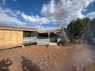 a view of a storage door
