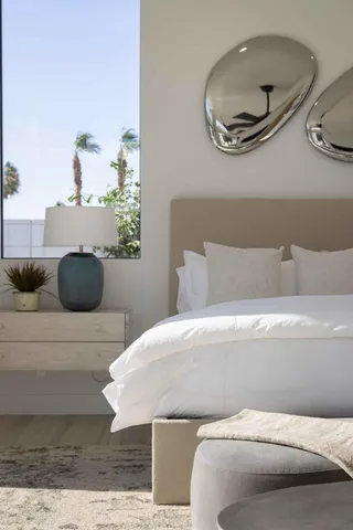 a bathroom with a bathtub and sink