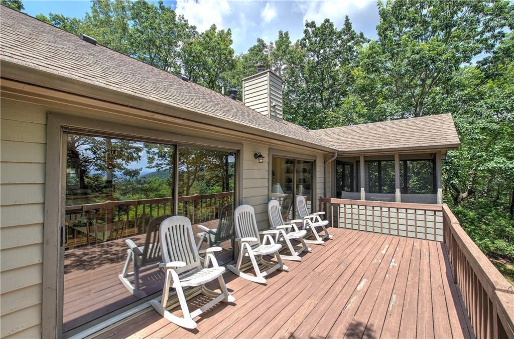 1379 Little Hendricks Mountain Road Jasper, GA 30143 - Photo 16 of 56 a view of a patio on the roof deck