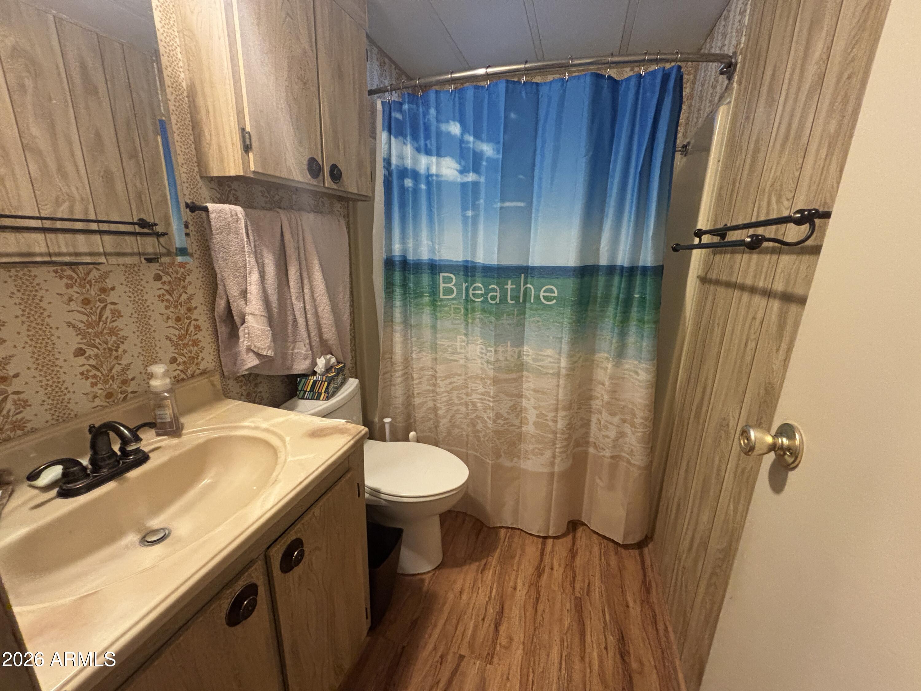 800 West Apache Trail, Unit 18 Apache Junction, AZ 85120 - Photo 15 of 24 a bathroom with a sink and a mirror