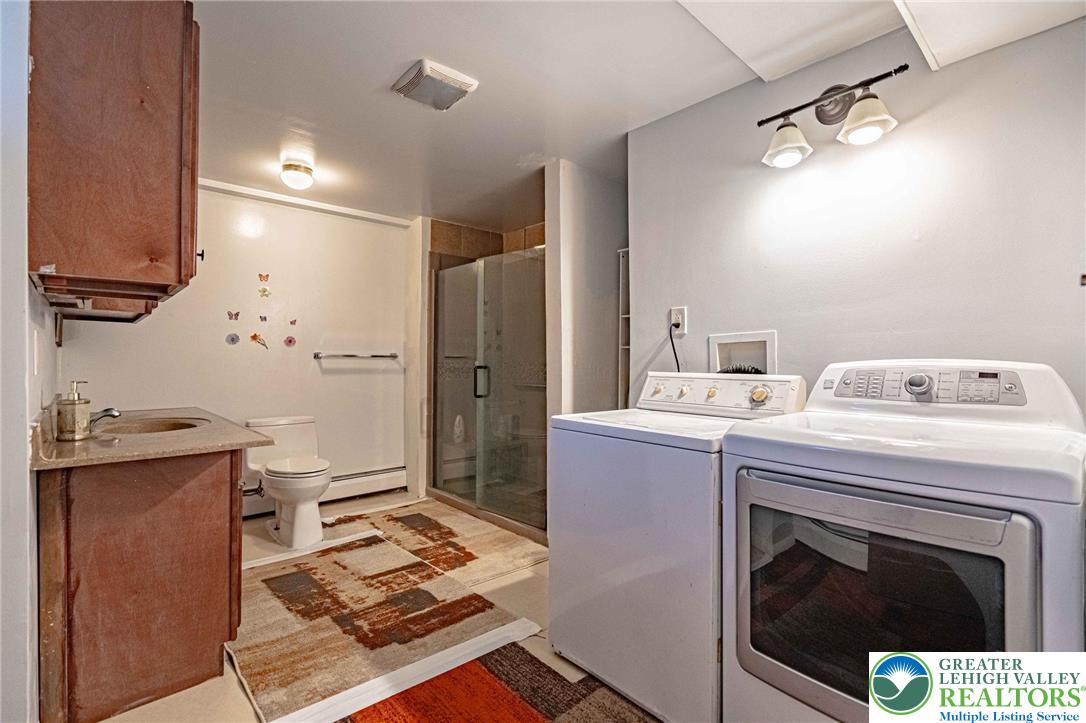 3609 Windy Road Orefield, PA 18069 - Photo 63 of 97 LOWER LEVEL BATH & LAUNDRY