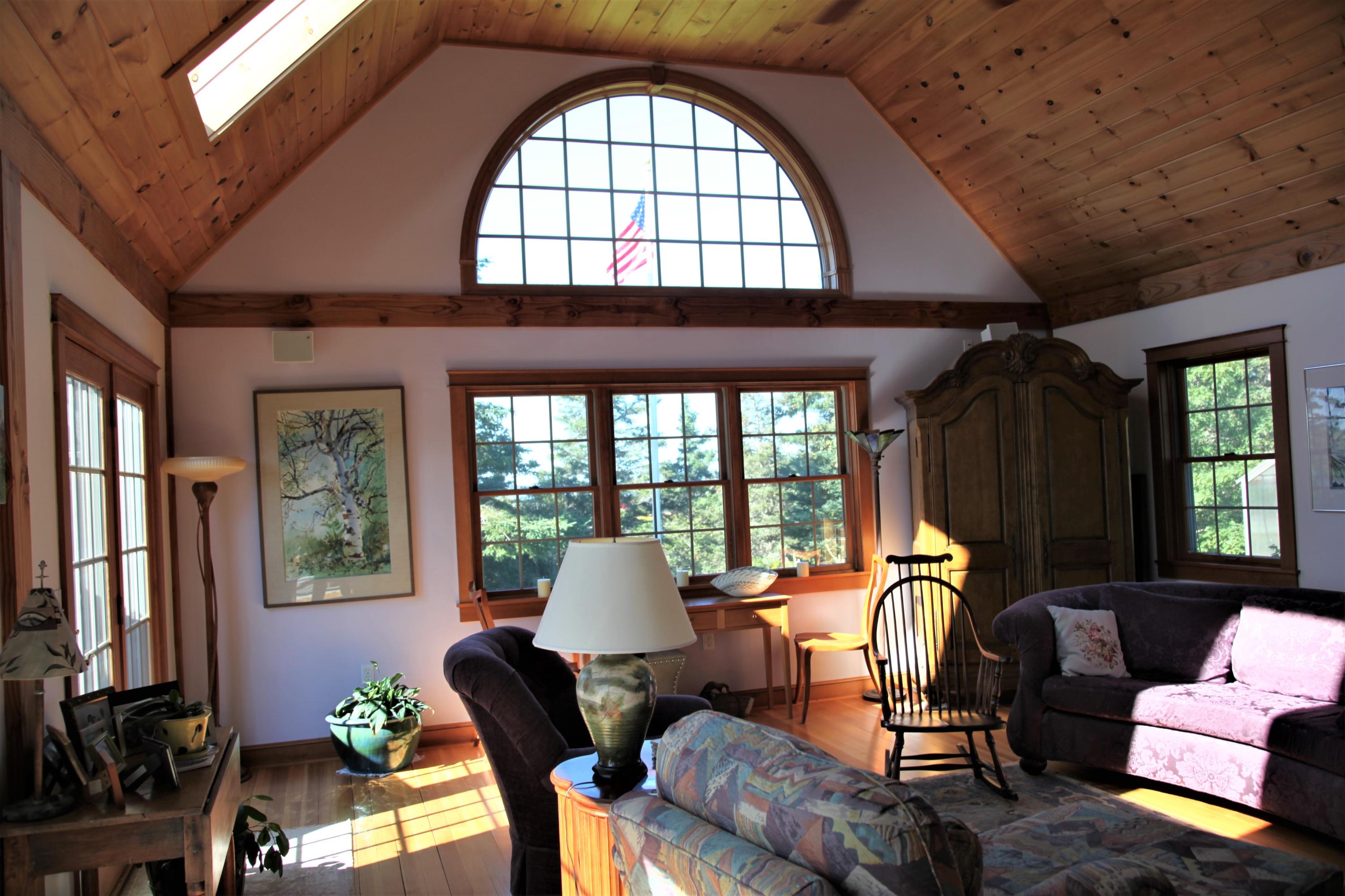 20 Campground Road Jonesport, ME 04649 - Photo 38 of 60 High ceilings in large living room