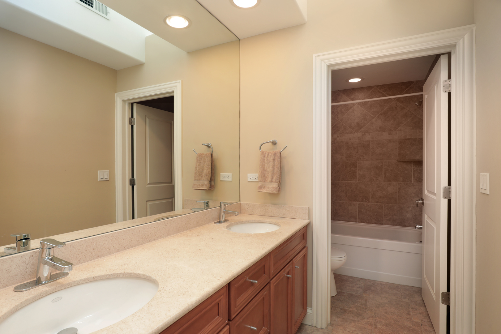 2026 Maple Avenue Northbrook, IL 60062 - Photo 12 of 18 a bathroom with a sink and a mirror