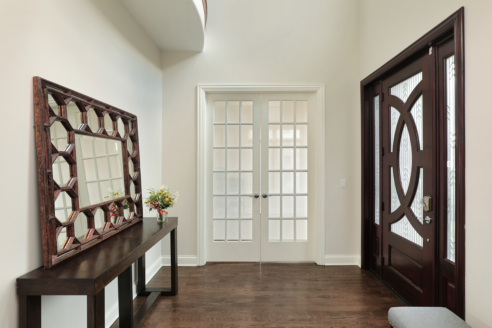2026 Maple Avenue Northbrook, IL 60062 - Photo 2 of 18 a view of an entryway with wooden floor and front door