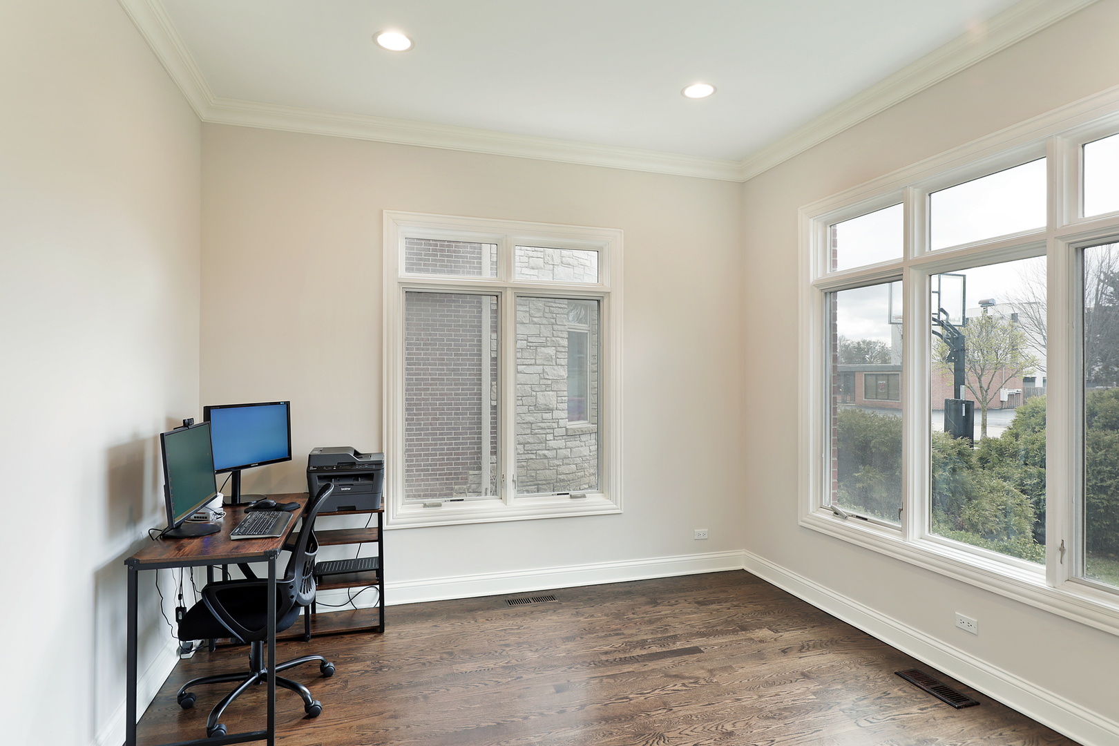 2026 Maple Avenue Northbrook, IL 60062 - Photo 7 of 18 a view of a workspace with furniture and a window