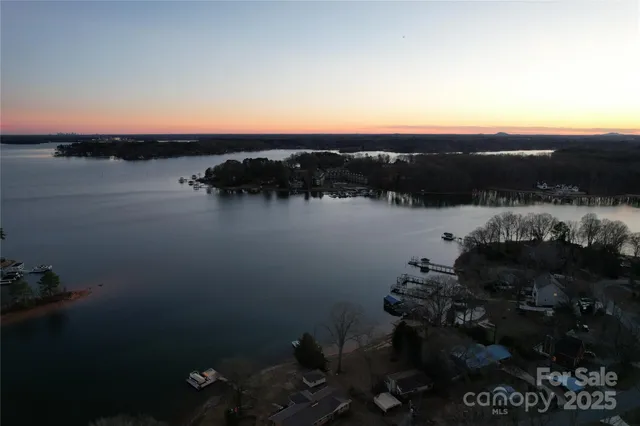 a view of lake with mountain