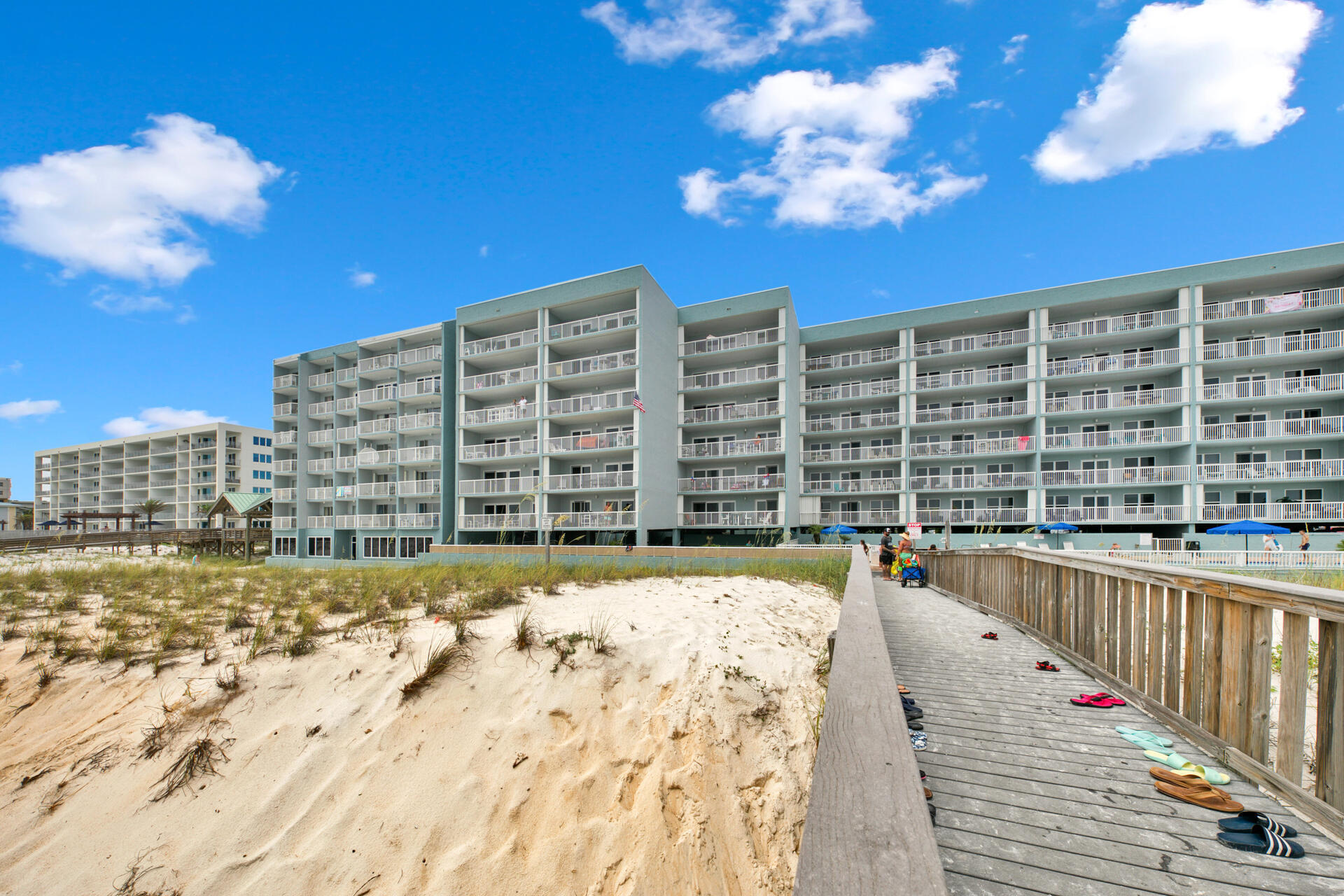 790 Santa Rosa Boulevard, Unit 6002 Fort Walton Beach, FL 32548 - Photo 31 of 42 a view of a balcony with a floor to ceiling window