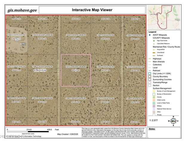 $8,000 | 11872 South Desert View Road, Unit 13, Yucca, AZ 86438