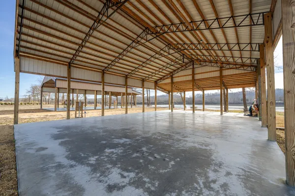 a view of an empty room with a sink
