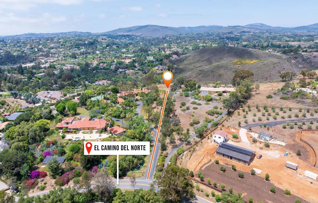 18096 Loma Alegre Rancho Santa Fe, CA 92067 - Photo 9 of 21 an aerial view of residential houses with outdoor space