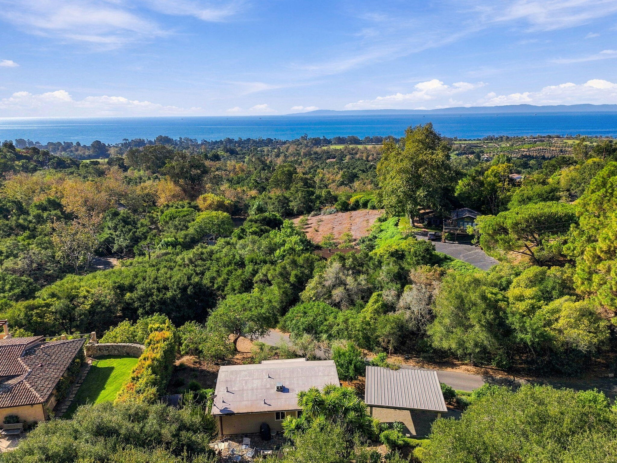 2870 Torito Road Santa Barbara, CA 93108 - Photo 33 of 36 Aerial with Ocean View